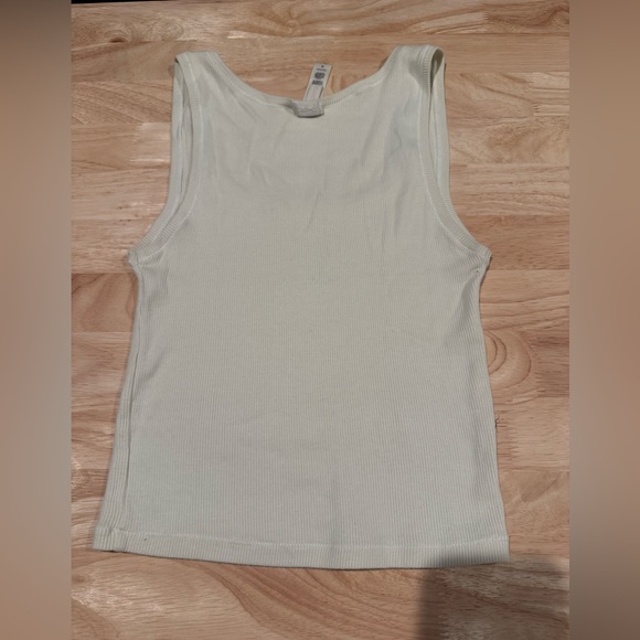 Skims Cream Ribbed Tank M - Picture 2 of 4